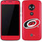 NHL Carolina Hurricanes Solid Background Moto E5 Play Skin